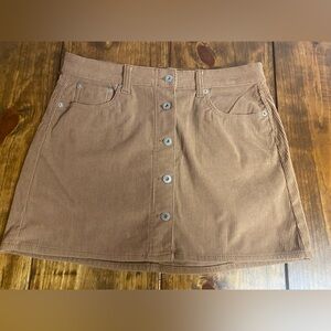 No Boundaries Brown corduroy skirt